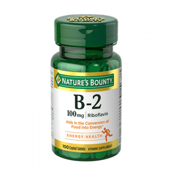 Natures Bounty B2 100mg Tab 100's