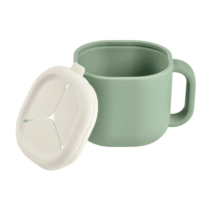 Beaba Pick 'N' Snack Silicone Snack Cup (Sage Green)