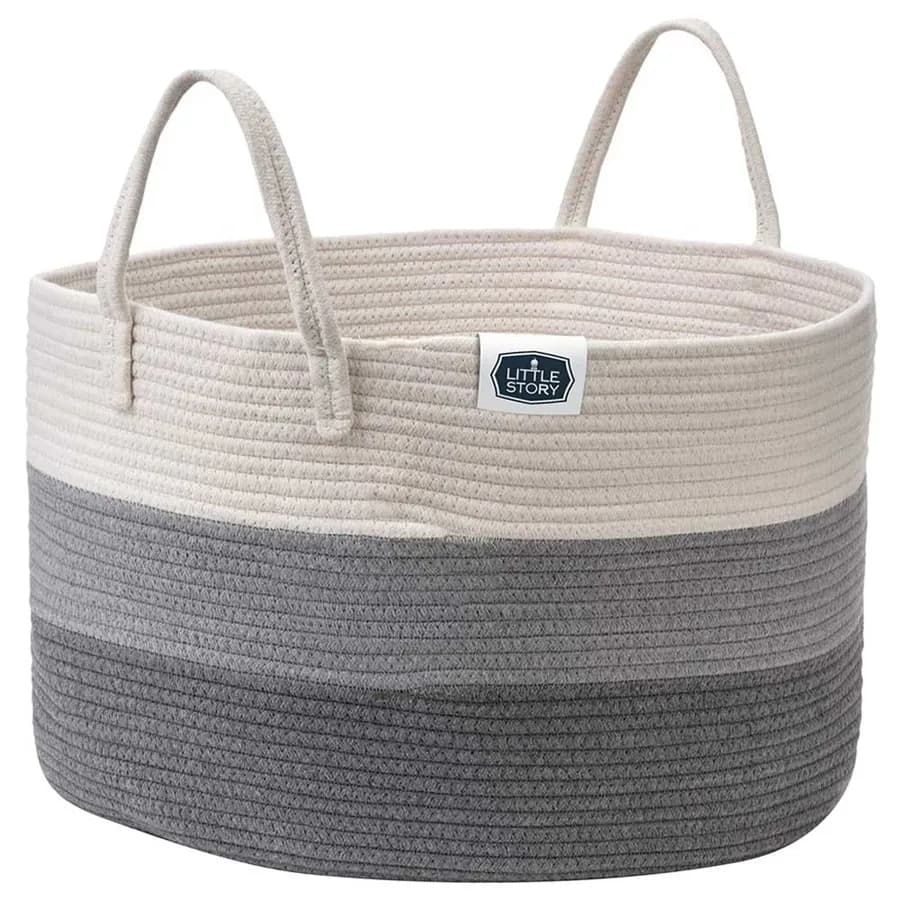 Little Story - Multi-Purpose/Laundry Caddy Basket Xxl (Grey)