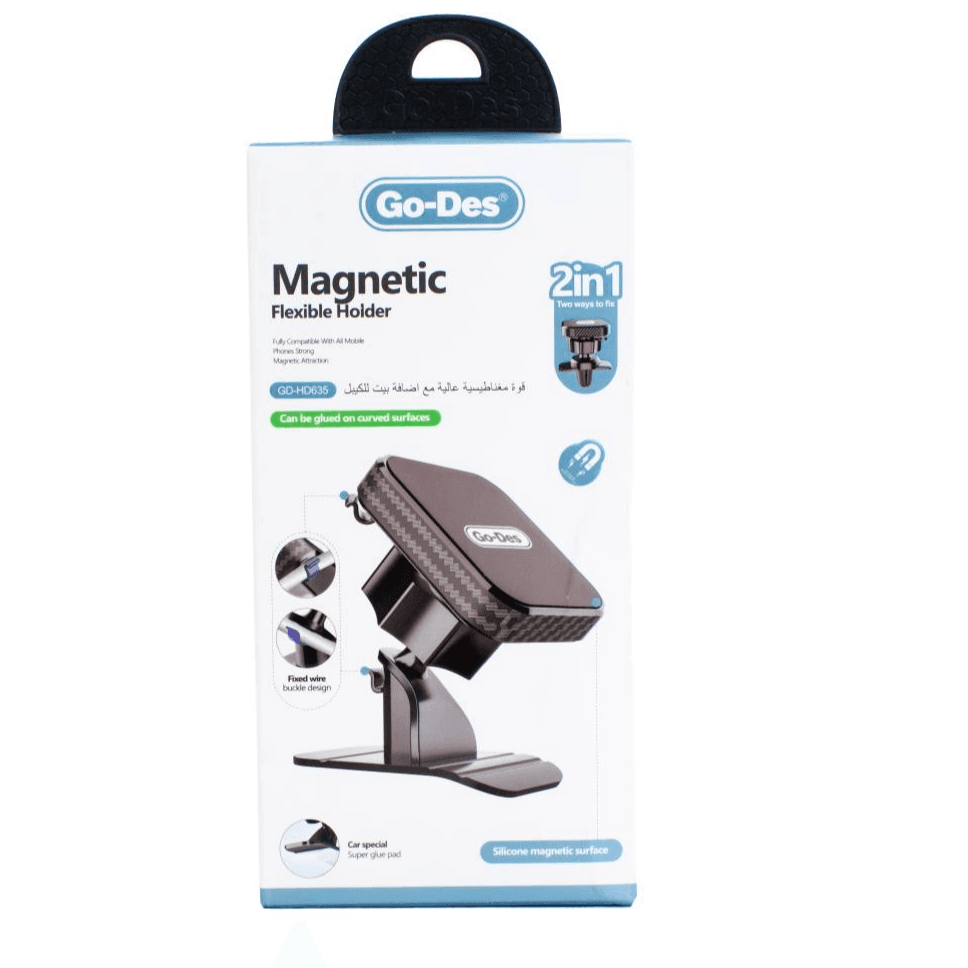 Go-Des Car Magnetic Flexible Holder 2 In 1 Gd-Hd635