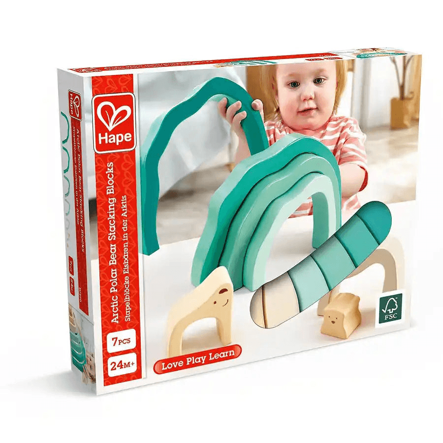 Hape - Arctic Polar Bear Stacking Blocks