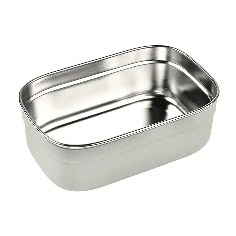 Beaba Stainless Steel Lunch Box Velvet (Grey/Sage Green)