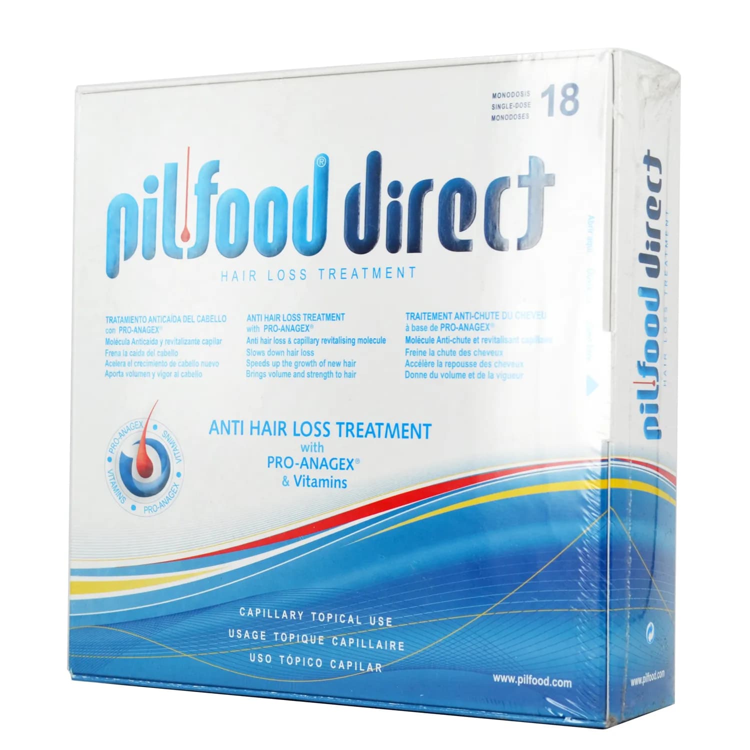 Pilfood Direct Hairloss Treatment 18 Ampoules