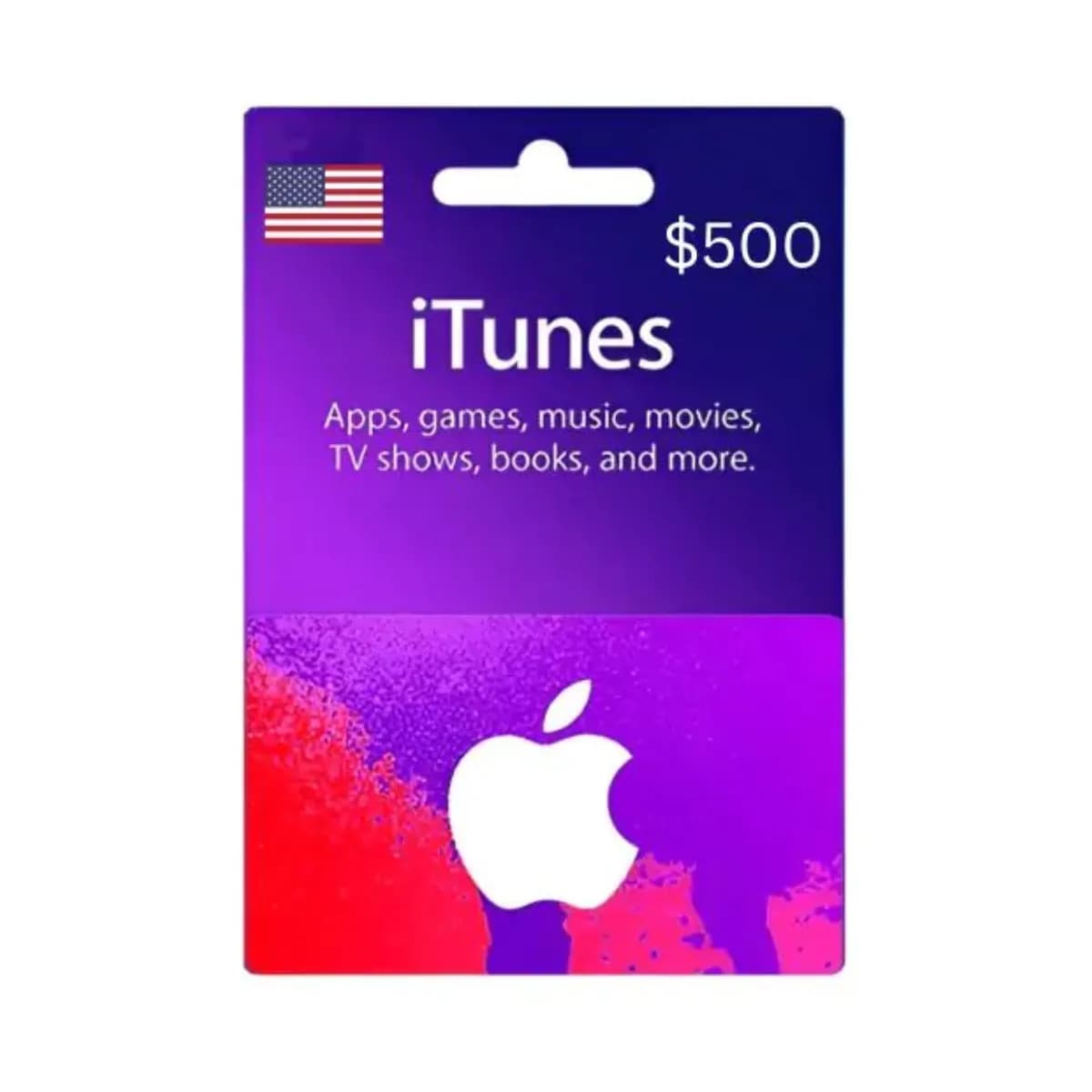 Itunes Usa $500