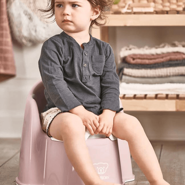 Babybjorn Potty Chair (Powder Pink/White)