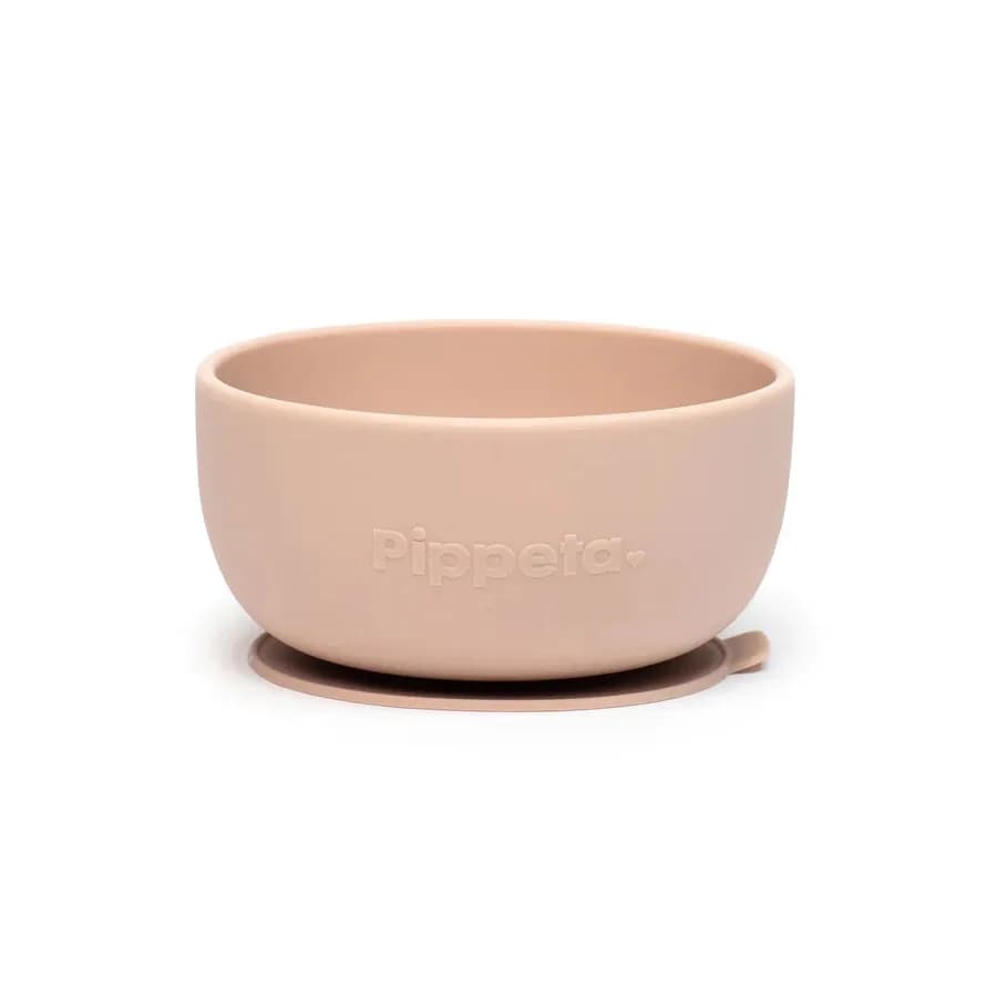 Pippeta Silicone Suction Bowl - Ash Rose