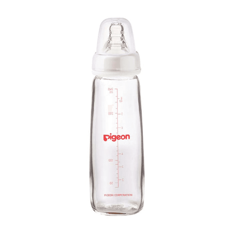 Pigeon - Glass Bottle Sn Clear 240 Ml
