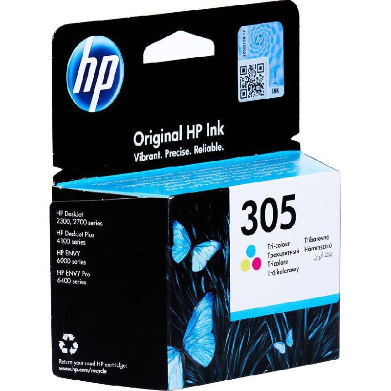 Hp 305 Tri-Color Original Ink Cartridge