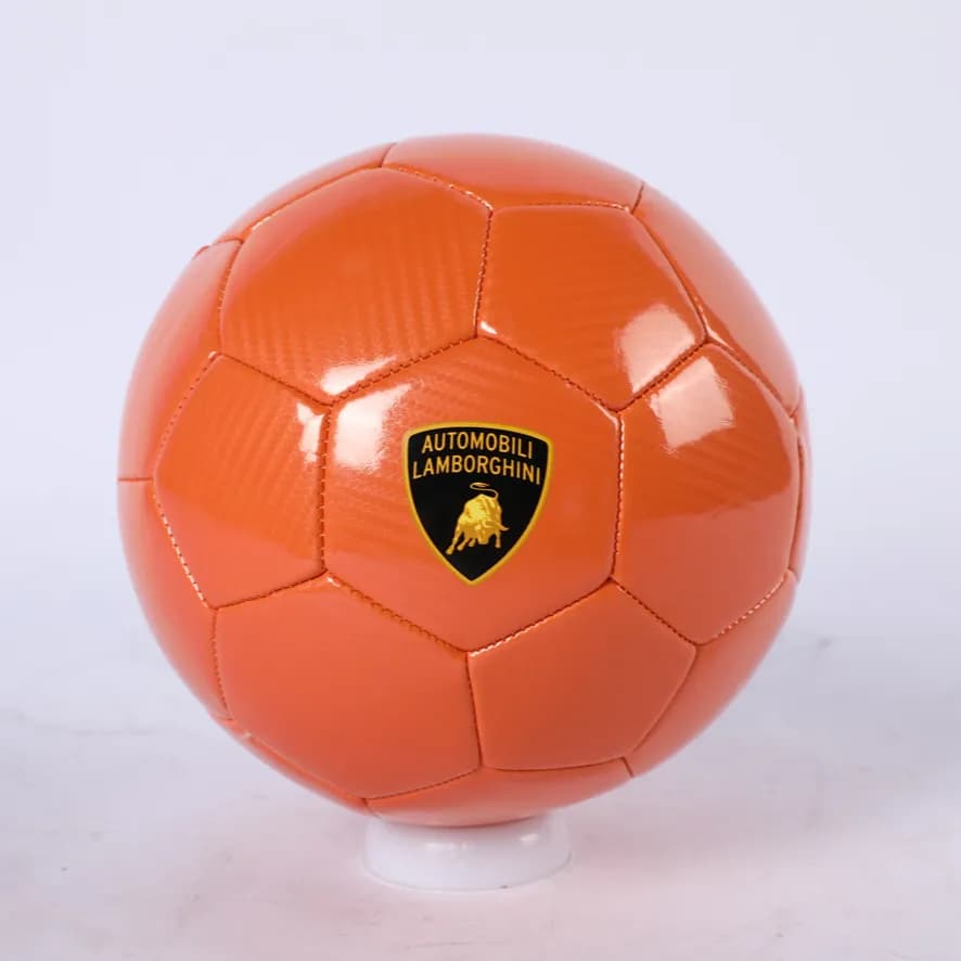 Lamborghini #5 Machine-swing Pu Carbon Fiber Soccer Ball