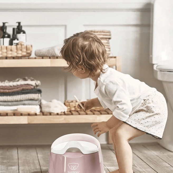 Babybjorn Potty Chair (Powder Pink/White)