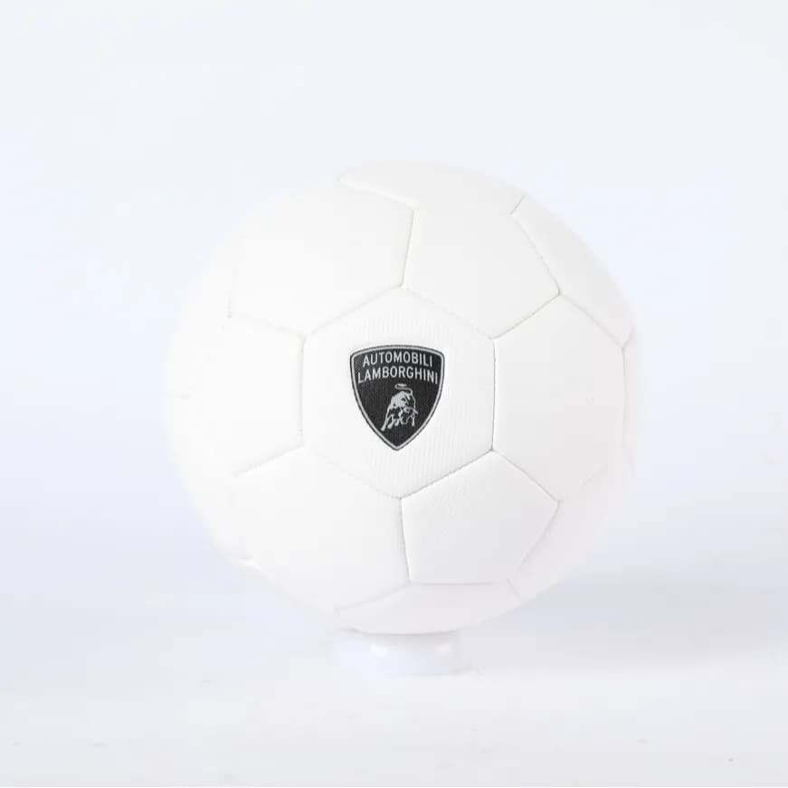 Lamborghini #5 Machine Sewing Pvc Soccer Ball White