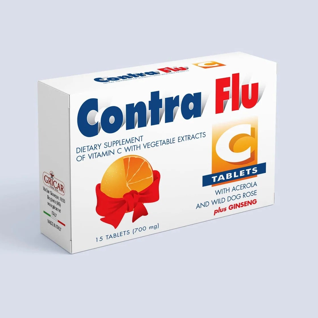 Contra Flu Vitamin C Tablets - 15'S