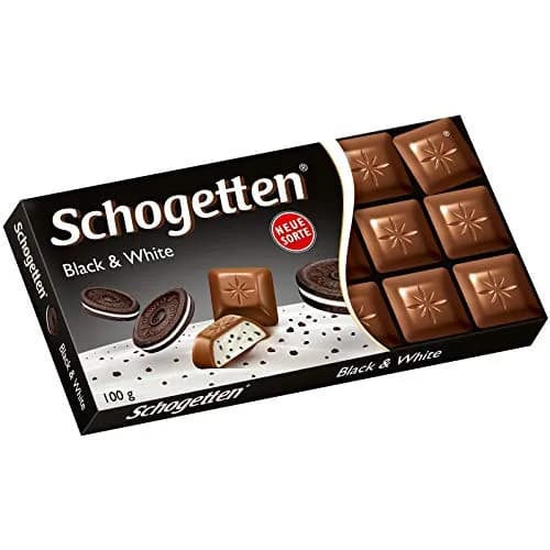 Schogetten Black & White Chocolate Tablet 100 G