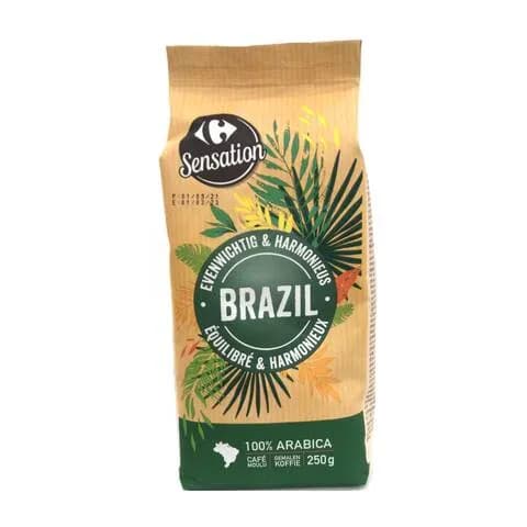 Carrefour Coffe Arabica Moulu Brazil 250G