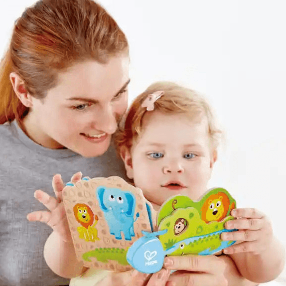 Hape - Baby'S Wild Animal Book