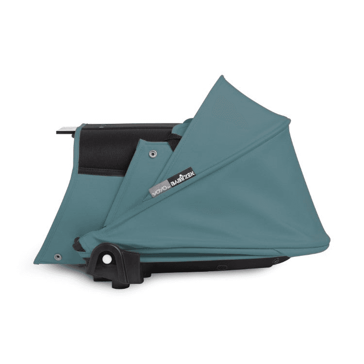 Babyzen Yoyo Stroller - Black Frame With Bassinet (Aqua)