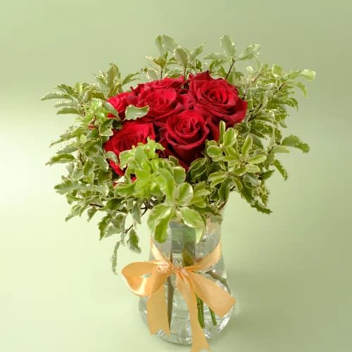 Elegant Roses Vase Wd117