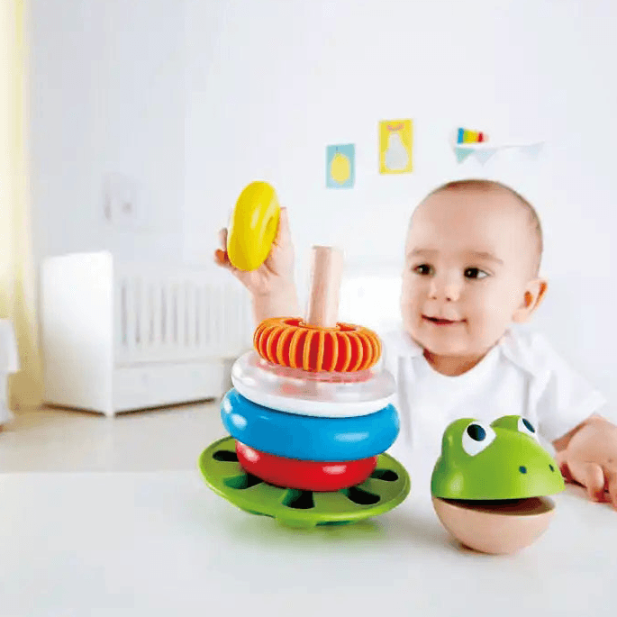 Hape - Mr. Frog Stacking Rings