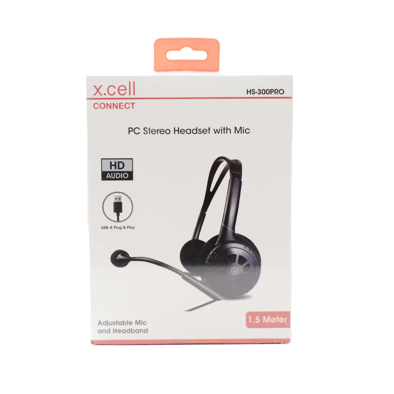 Xcell Pc Stereo Headset With Mic Hs-300Pro