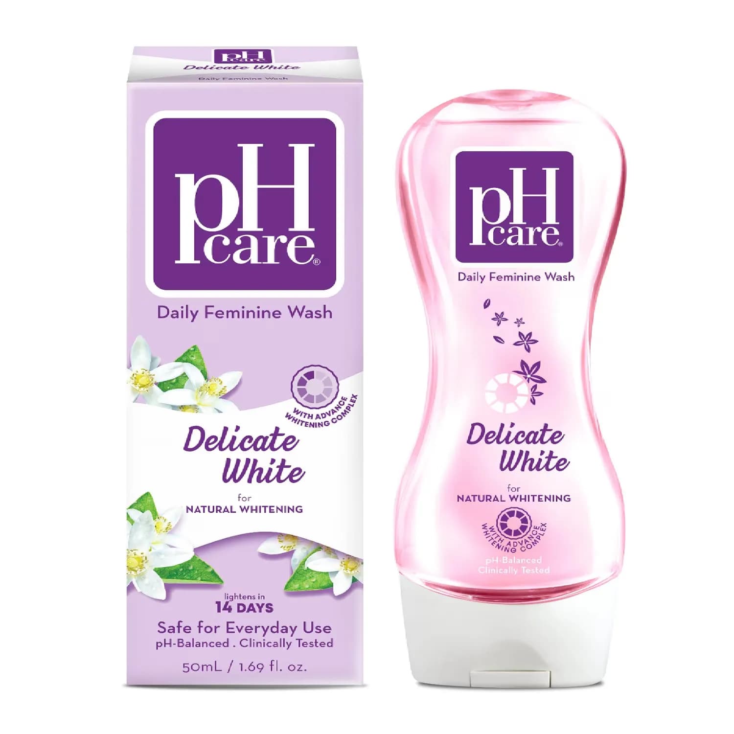 Ph Care Feminine Wash Delicate White 50ml