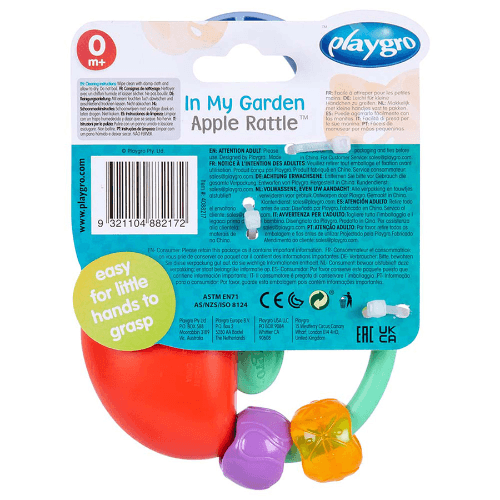 Playgro - In My Garden Apple Rattle