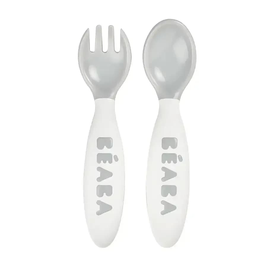 Beaba Training Fork And Spoon 2Nd Age (Light Mist)