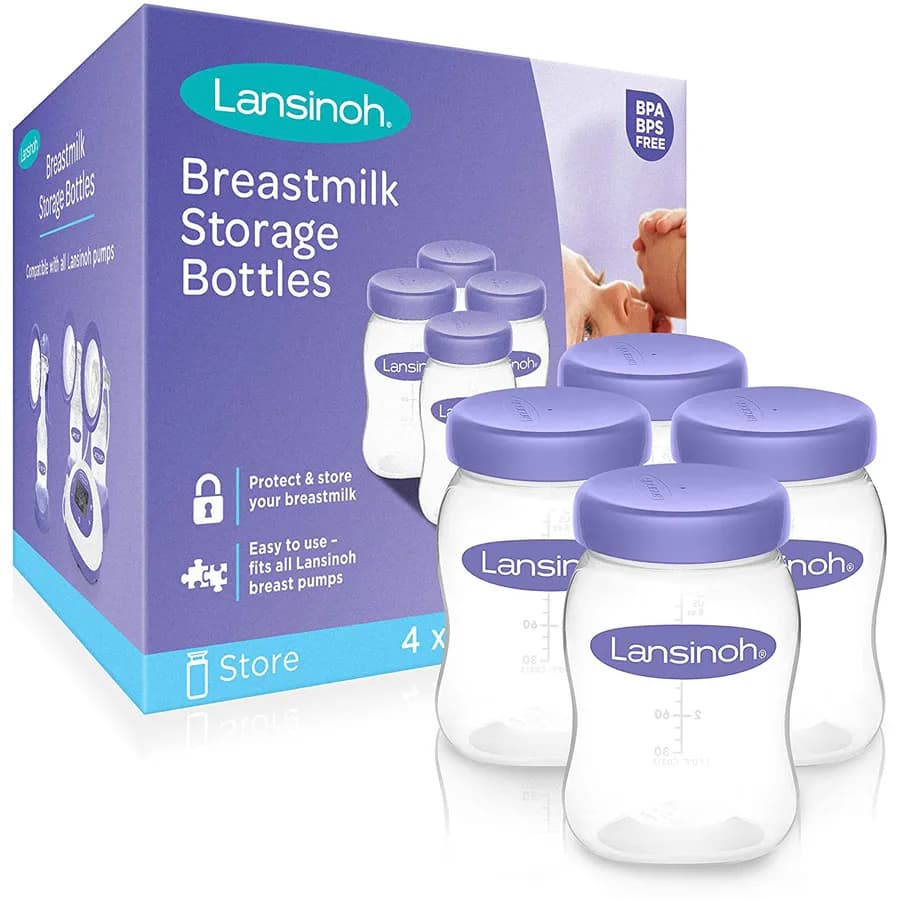 Lansinoh - Breastmilk Storage Bottles (Pack Of 4)