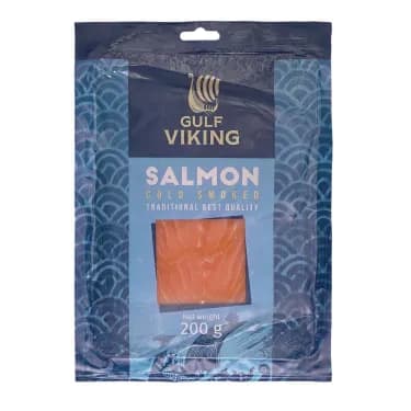 Gulf Viking Chilled Smoked Salmon Fillet 200G