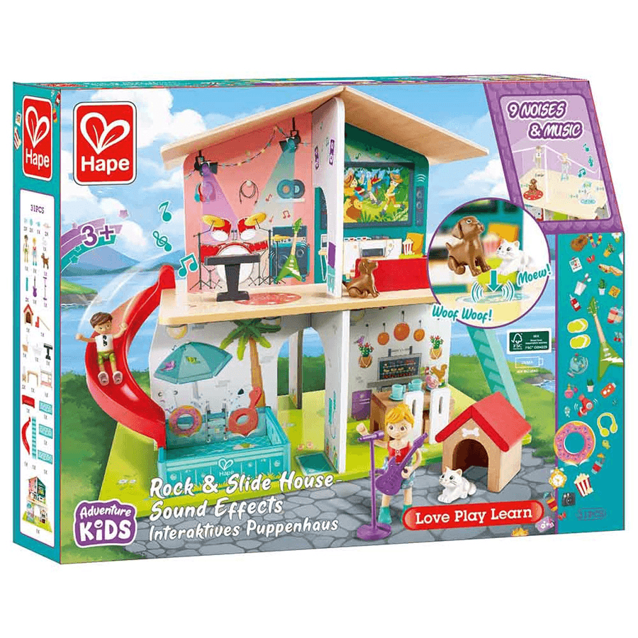 Hape - Rock & Slide House - Sound Effects