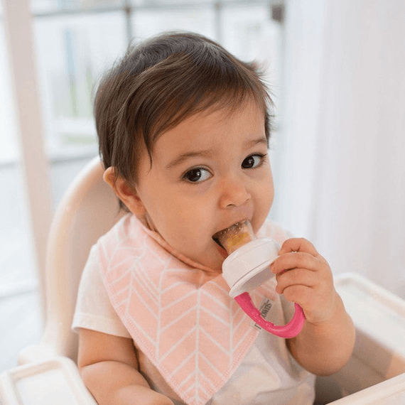 Fresh Firsts Silicone Feeder - 1-Pack (Pink)