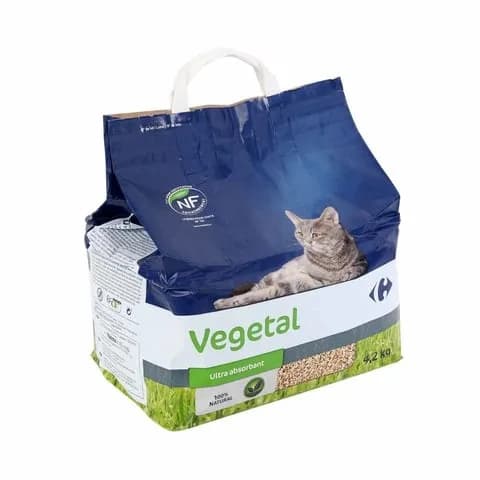 Carrefour Vegetal Cat Litter 4.2Kg