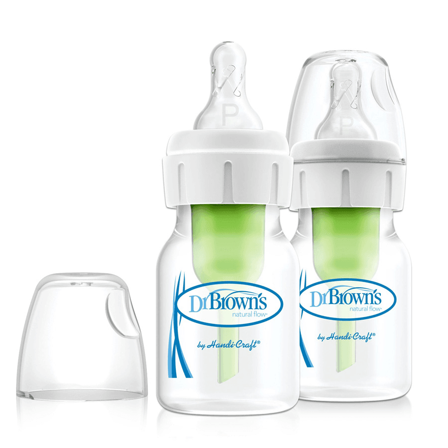 2 Oz/60 Ml Pp Narrow Options+ Bottle, 2-Pack W/ Preemie Nipple