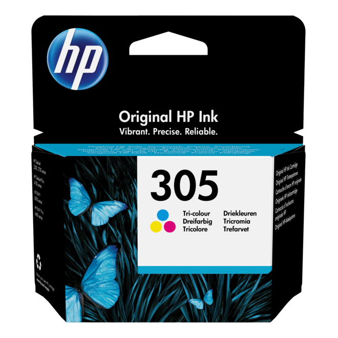 Hp 305 Tri-Color Original Ink Cartridge