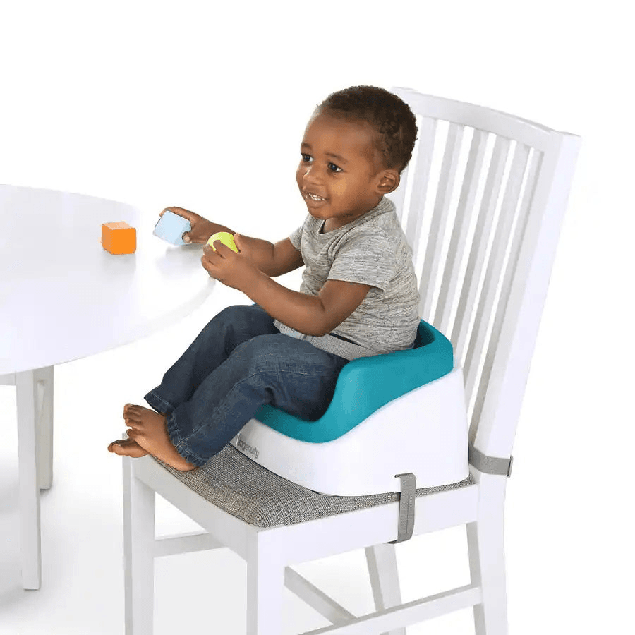 Ingenuity Smartclean Toddler Booster (Peacock Blue)