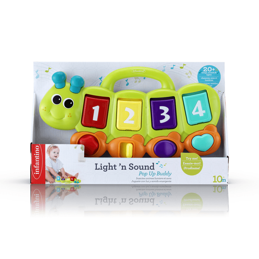 Infantino - Light 'N Sound Pop Up Buddy