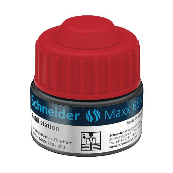 Refill station Maxx 665 Red for Boardmarker Schneider