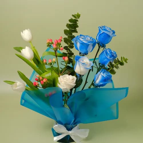 Azure Elegance Bouquet 2511