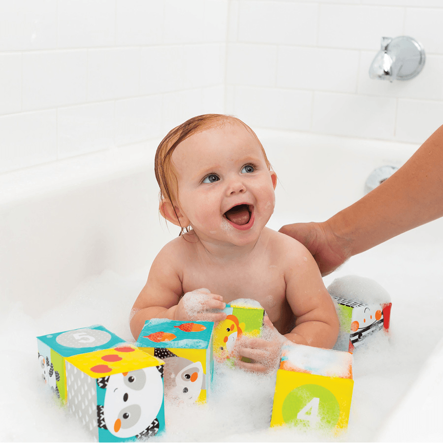 Infantino - Colors & Numbers Bath Blocks