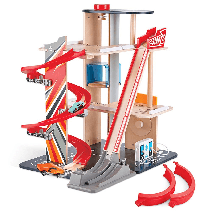Hape - Gearhead Stunt Garage