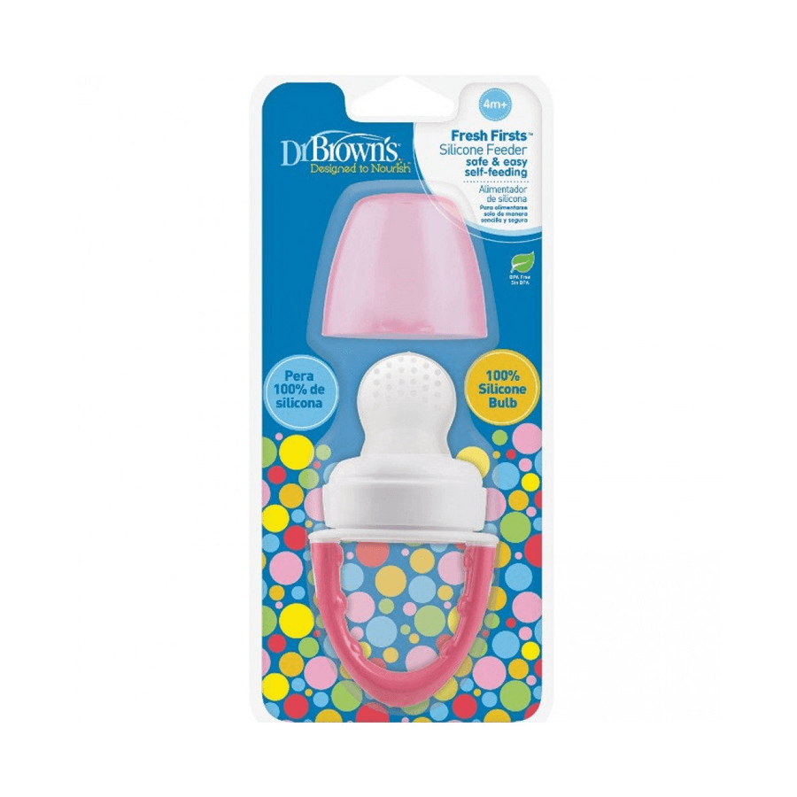 Fresh Firsts Silicone Feeder - 1-Pack (Pink)