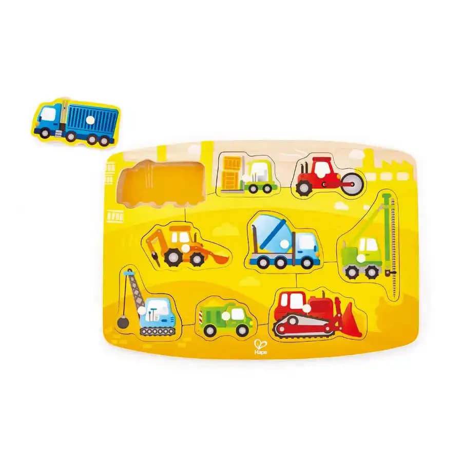 Hape - Construction Peg Puzzle