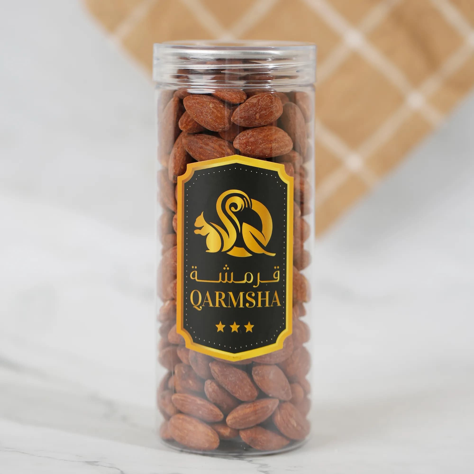 Qarmsha Almond Salted Big 280 Gr