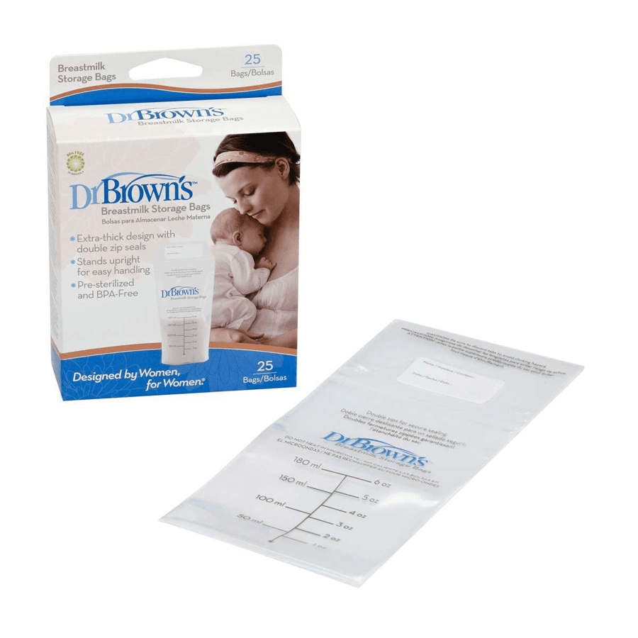 Breastmilk Storage Bag (6 Oz/180 Ml), 25-Pack