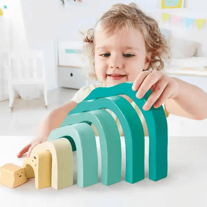 Hape - Arctic Polar Bear Stacking Blocks