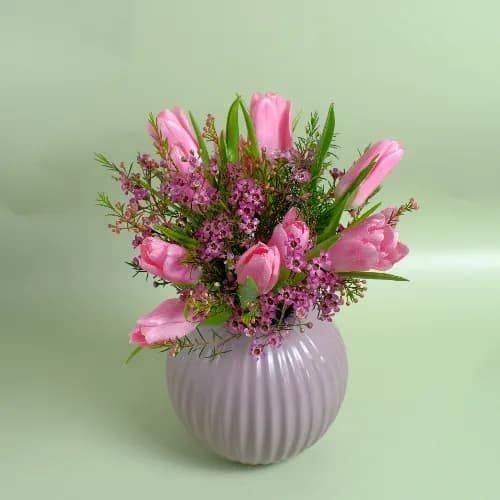 Pink Petal Paradise Vase 2548