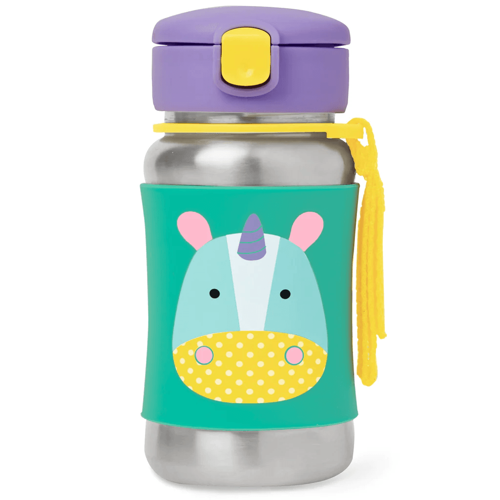Skip Hop Zoo Ss Straw Bottle (Unicorn)