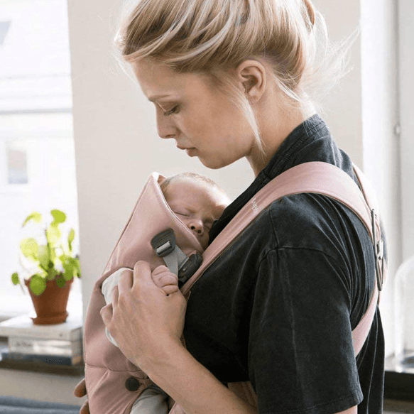 Babybjorn Baby Carrier Mini - Cotton (Dusty Pink)