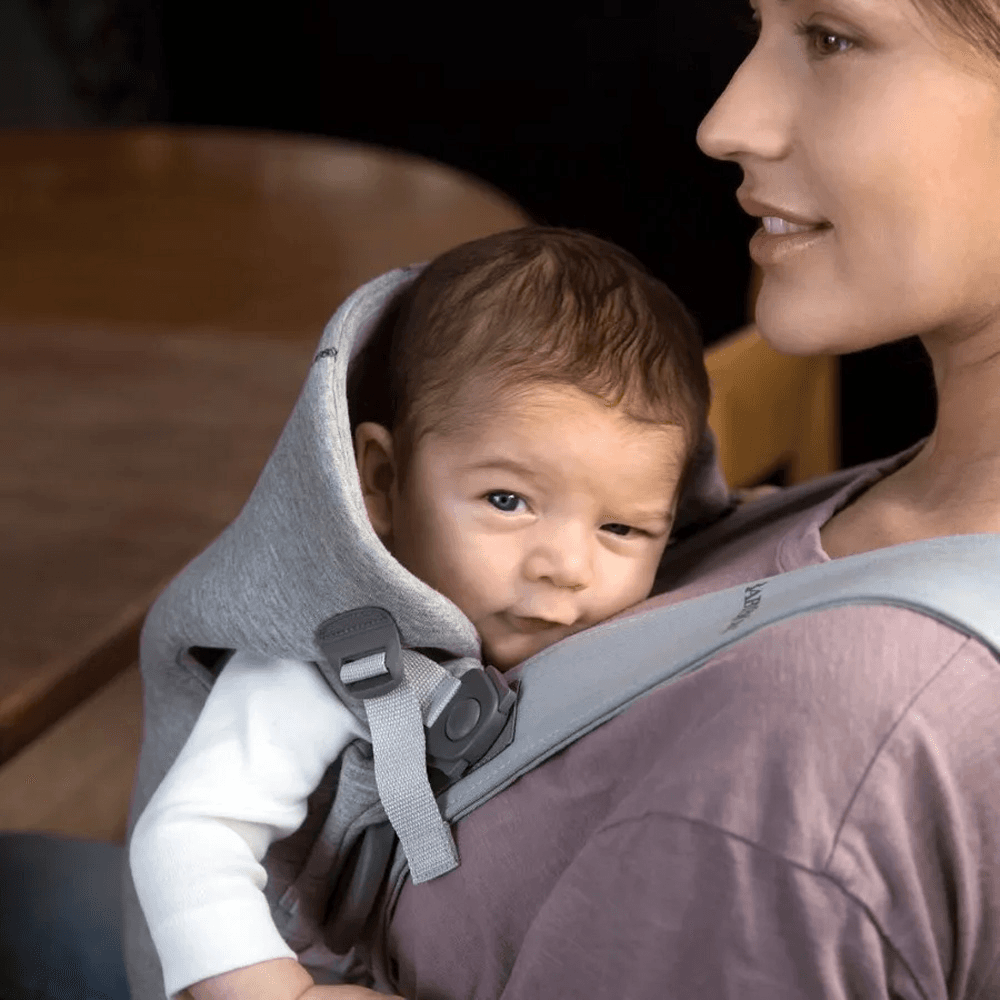 Babybjorn Baby Carrier Mini, 3D Jersey (Light Grey)