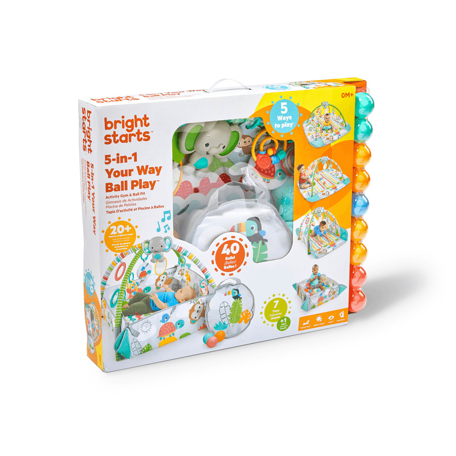 5-In-1 Your Way Ball Play Activity Gym & Ball Pit - Tropical
