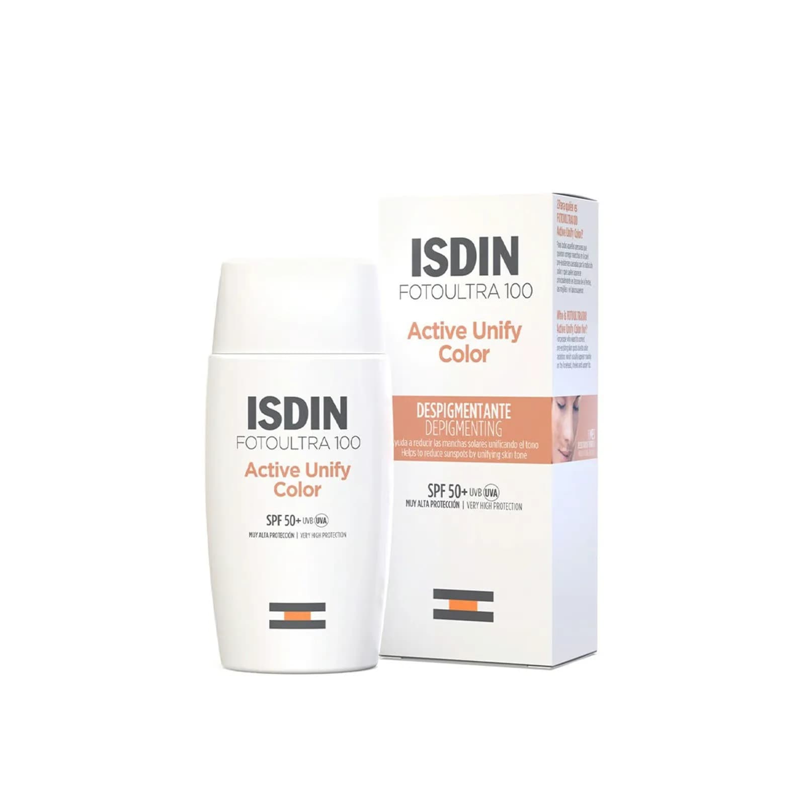 Isdin Fotoultra 100 Active Fusion Fluid Color 50Ml